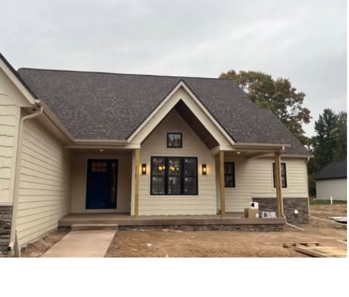 Recent custom home project by Zank Electric for Wurzer Builders